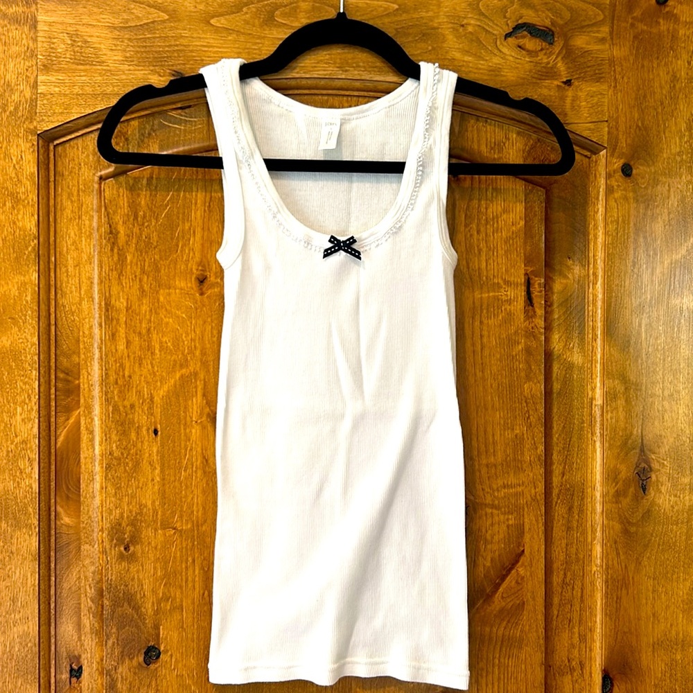 J.Crew White Tank Top